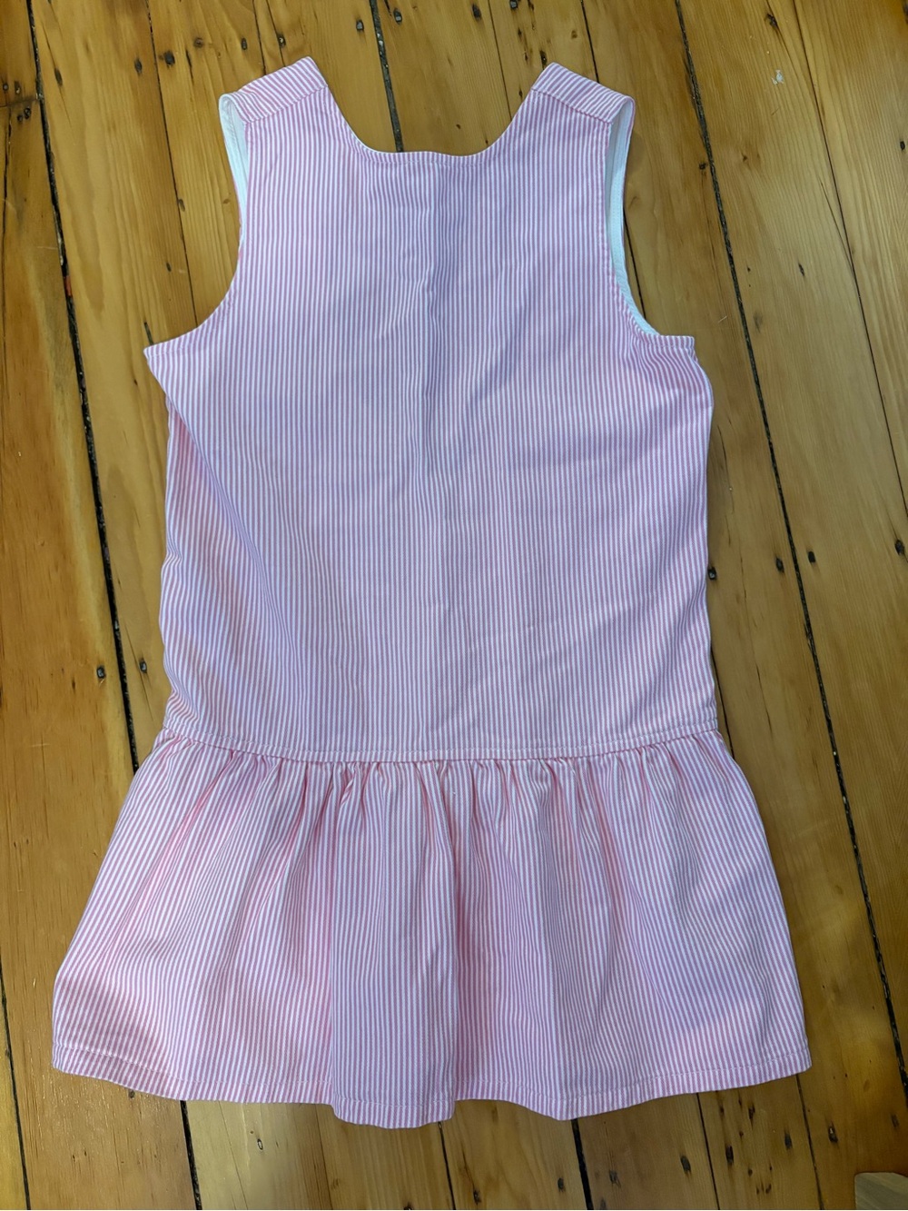 ASOS Pink and White Striped Mini Dress